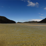 Awaroa Inlet - Low tide crossing